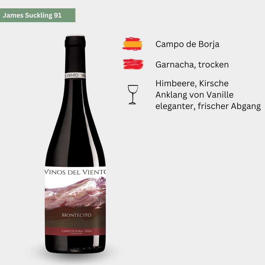 Vinos del Viento, "Montecito", 2019, Campo de Borja, Spanien mit Beschreibung